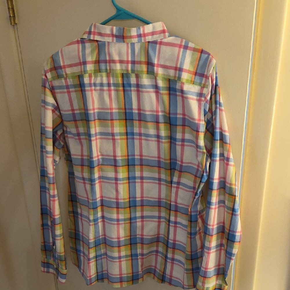 Set Of Lands' End Multicolor Plaid And Floral Womens Shirts - Picture 6 of 11